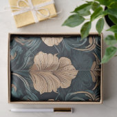 Art Deco Floral Design Tissuepapier (Geschenk)