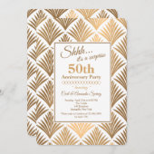 Art Deco Floral Kaart (Voorkant / Achterkant)