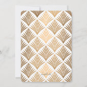 Art Deco Floral Kaart (Achterkant)