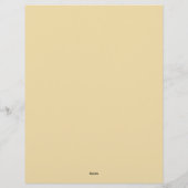 Art Deco Floral Lijst Briefhoofd (Achterkant)