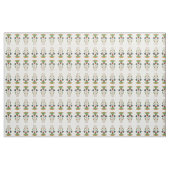  Art Deco Floral Stof (Yard (91,4 cm))