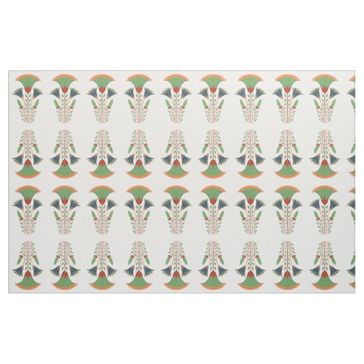  Art Deco Floral Stof (Fat Quarter)