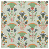 Art Deco Floral Stof (Close Up)
