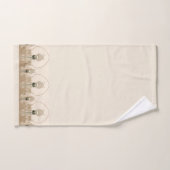  Art Deco Floral Tulp Frieze Bad Handdoek (Handdoek)