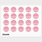 Art Deco Floral Wedding Stickers (Vel)