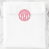 Art Deco Floral Wedding Stickers (Tas)