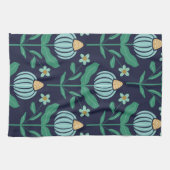 Art Deco Flower Keuken Handdoek (Horizontaal)