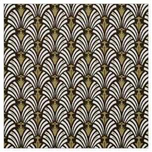 Art Deco Flower Lotus Pattern DIY Stof