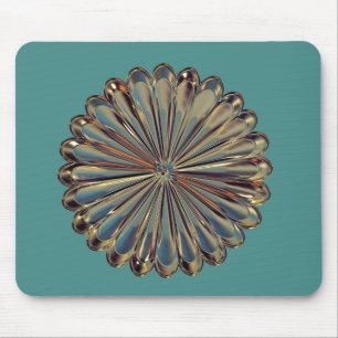 Art deco flower medallion mousepad muismat