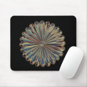 Art deco flower medallion mousepad muismat (Met muis)