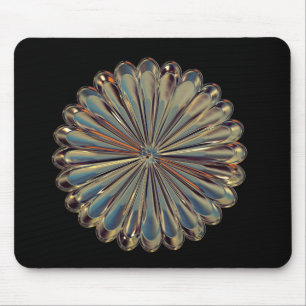 Art deco flower medallion mousepad muismat