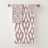 Art Deco Flowerbedds Bad Handdoek (Insitu)