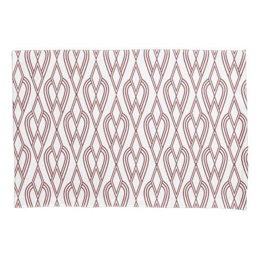 Art Deco Flowerbedds Kussensloop (Voorkant)