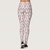 Art Deco Flowerbedds Leggings (Achterkant)