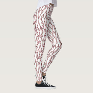 Art Deco Flowerbedds Leggings