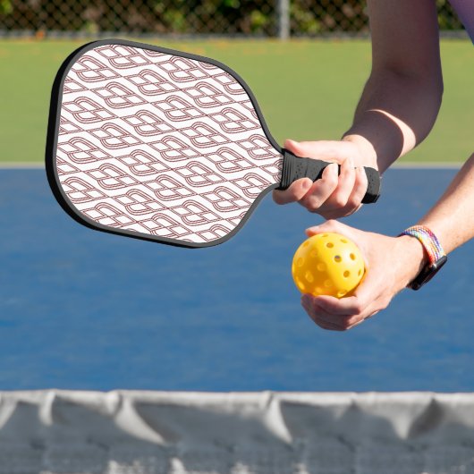 Art Deco Flowerbedds Pickleball Paddle (Insitu)