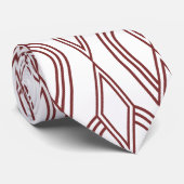 Art Deco Flowerbedds Stropdas (Opgerold)