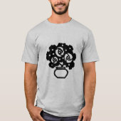 Art Deco Flowers T-shirt (Voorkant)