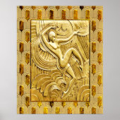 Art Deco Follies Bergere - Maurice Pico Poster. Poster (Voorkant)