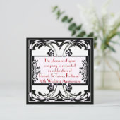 Art Deco Formele uitnodiging (Staand voorkant)