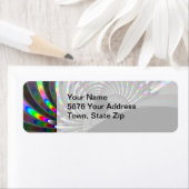 Art Deco Fractal Etiket (Insitu)