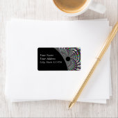 Art Deco Fractal Etiket (Insitu)