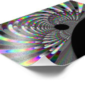 Art Deco Fractal Foto Afdruk (Hoek)