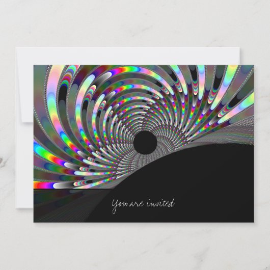 Art Deco Fractal Kaart (Voorkant)