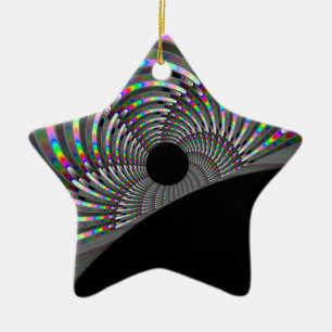 Art Deco Fractal Keramisch Ornament