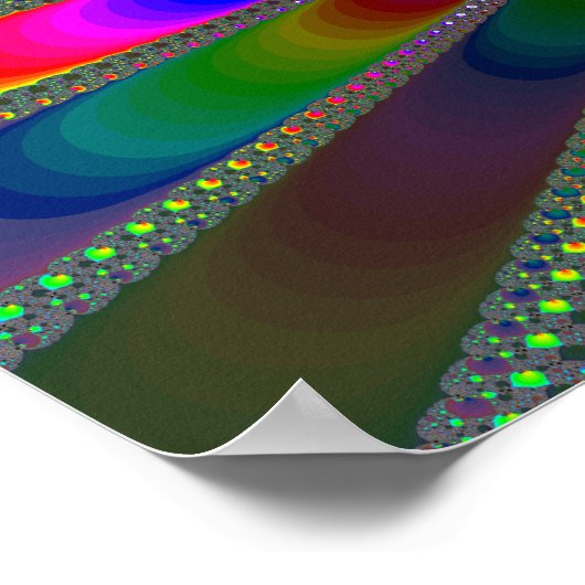 Art Deco Fractal Poster (Hoek)