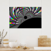 Art Deco Fractal Poster (Keuken)
