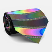 Art Deco Fractal Stropdas (Opgerold)