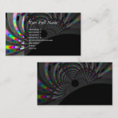 Art Deco Fractal Visitekaartje (Voorkant / Achterkant)