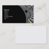 Art Deco Fractal Visitekaartje (Voorkant / Achterkant)