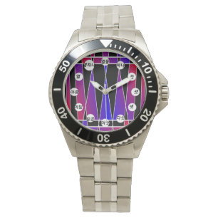 Art Deco 'Fractured' (K Face) van Kenneth Yoncich Horloge
