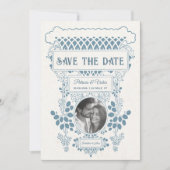 Art Deco Frame save the Date (Voorkant)