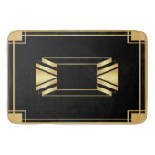 Art Deco Framed Motif Bath Mat (Voorkant)
