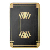 Art Deco Framed Motif Bath Mat (Voorkant Verticaal)