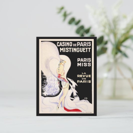 Art Deco, Frankrijk, Parijs, Louis Gaudin,  Briefkaart (Staand voorkant)