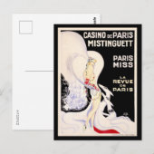 Art Deco, Frankrijk, Parijs, Louis Gaudin,  Briefkaart (Voorkant / Achterkant)