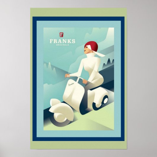 Art Deco Franks en Poster (Voorkant)