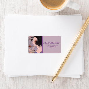 Art Deco Frans Parfum Ad Adresetiketten Etiket