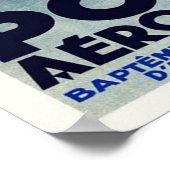 Art Deco Franse vliegschool Poster (Hoek)