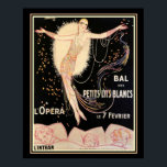 Art Deco French Opera 16 x 20 Afdruk Poster<br><div class="desc">Petits laat Blancs Franse Art Deco Opera print.</div>