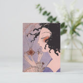 Art Deco French parfum ad Briefkaart (Staand voorkant)