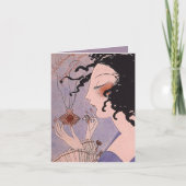 Art Deco French parfum en Note card Kaart (Voorkant)