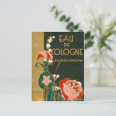  Art Deco French parfume Label Briefkaart (Staand voorkant)