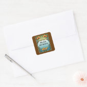 Art Deco Fruit Custom Inblikken Sticker (Envelop)