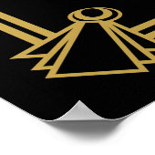 Art Deco Gatsby, Afdruk "Log ons gastenboek in" Poster (Hoek)