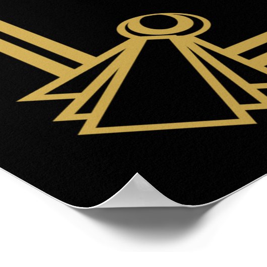 Art Deco Gatsby, Afdruk "Log ons gastenboek in" Poster (Hoek)